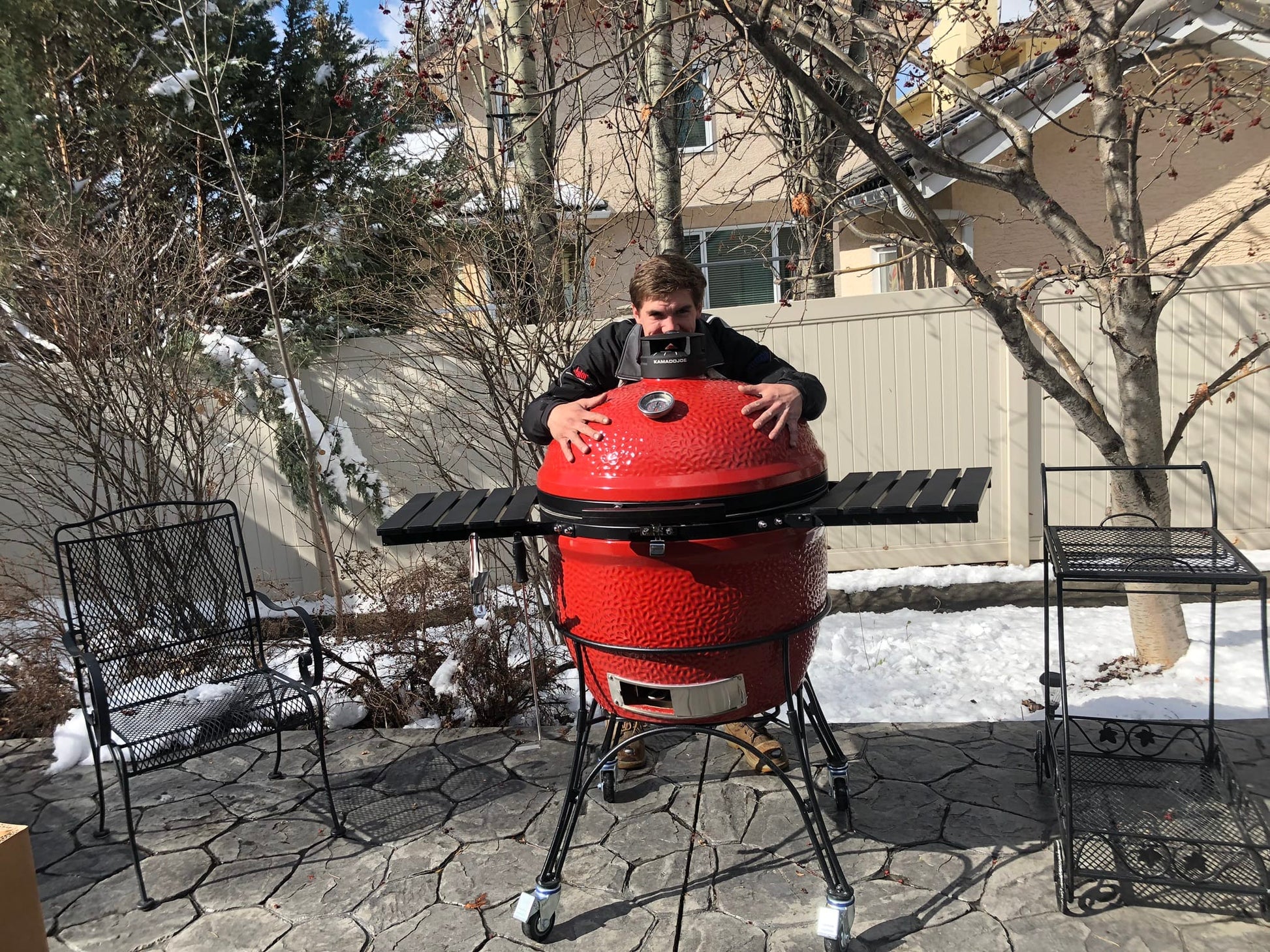Kamado Joe Outdoor Cooking > Smokers > Charcoal Grills Kamado Joe Big Joe II Barbecue