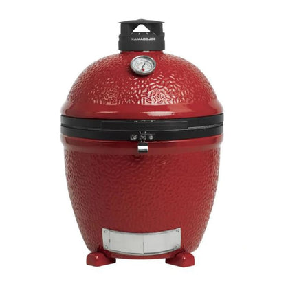 Kamado Joe Outdoor Cooking > Smokers > Charcoal Grills Kamado Joe Classic Joe II Stand Alone Red