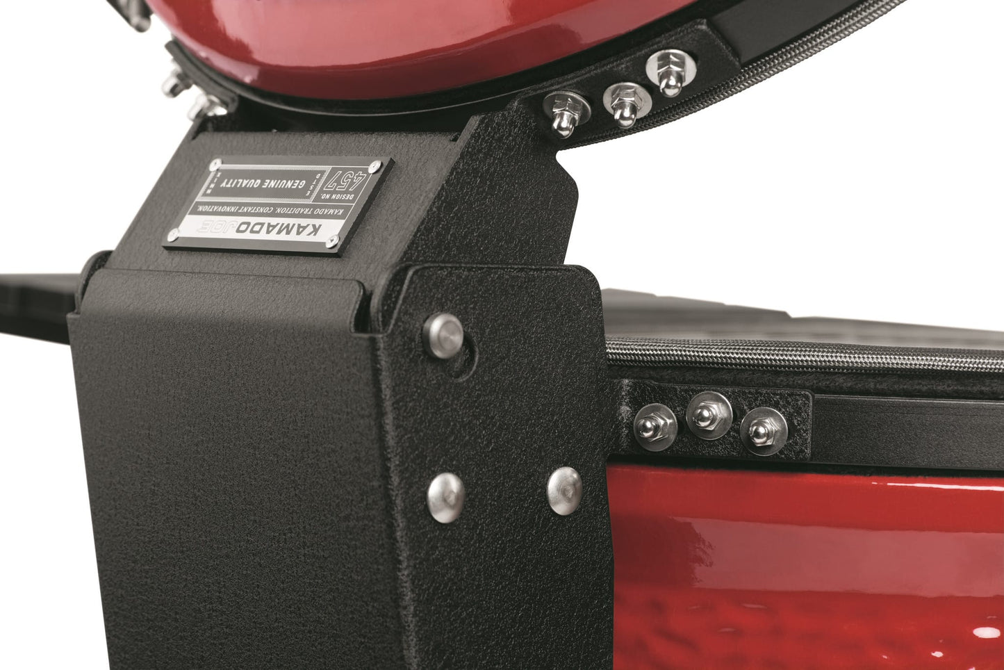 Kamado Joe Outdoor Cooking > Smokers > Charcoal Grills Kamado Joe Classic Joe II with Cart and Heat Deflector - Red 18" Ceramic Charcoal Grill