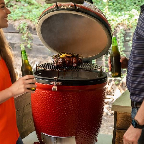 Kamado Joe Outdoor Cooking > Smokers > Charcoal Grills Kamado Joe - Classic Joe III Standalone with Hyperbolic Insert, Heat Deflector