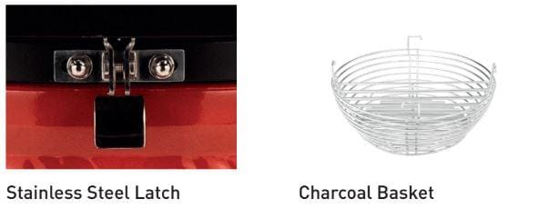 Kamado Joe Outdoor Cooking > Smokers > Charcoal Grills Kamado Joe - Classic Joe III With Cart