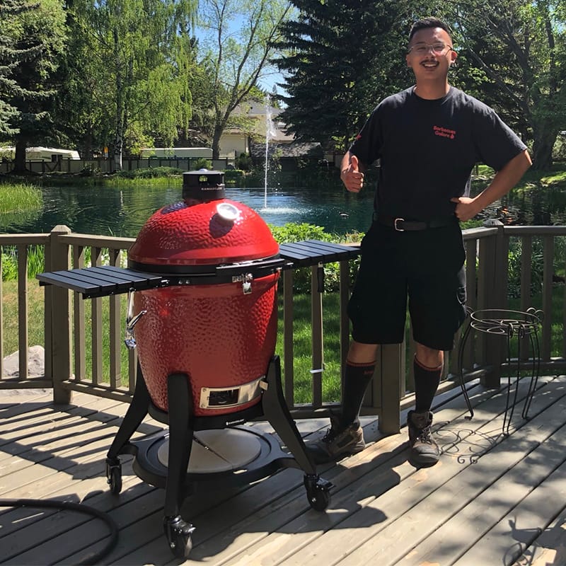 Kamado Joe Outdoor Cooking > Smokers > Charcoal Grills Kamado Joe - Classic Joe III With Cart