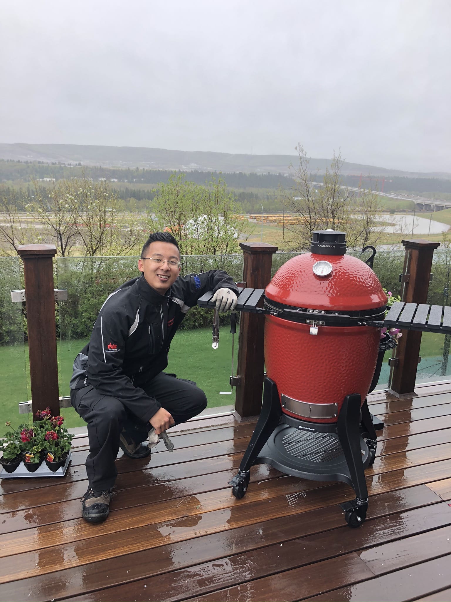 Kamado Joe Outdoor Cooking > Smokers > Charcoal Grills Kamado Joe - Classic Joe III With Cart