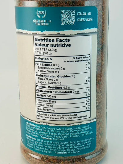 Kreiser Barbecue Barbecue Accessories > Food Prep > Sauces & Spices Kreiser Barbecue High Tide BBQ Rub