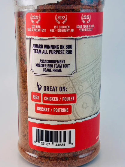 Kreiser Barbecue Edibles > Seasoning > Rubs Kreiser Barbecue Old Skool BBQ Rub
