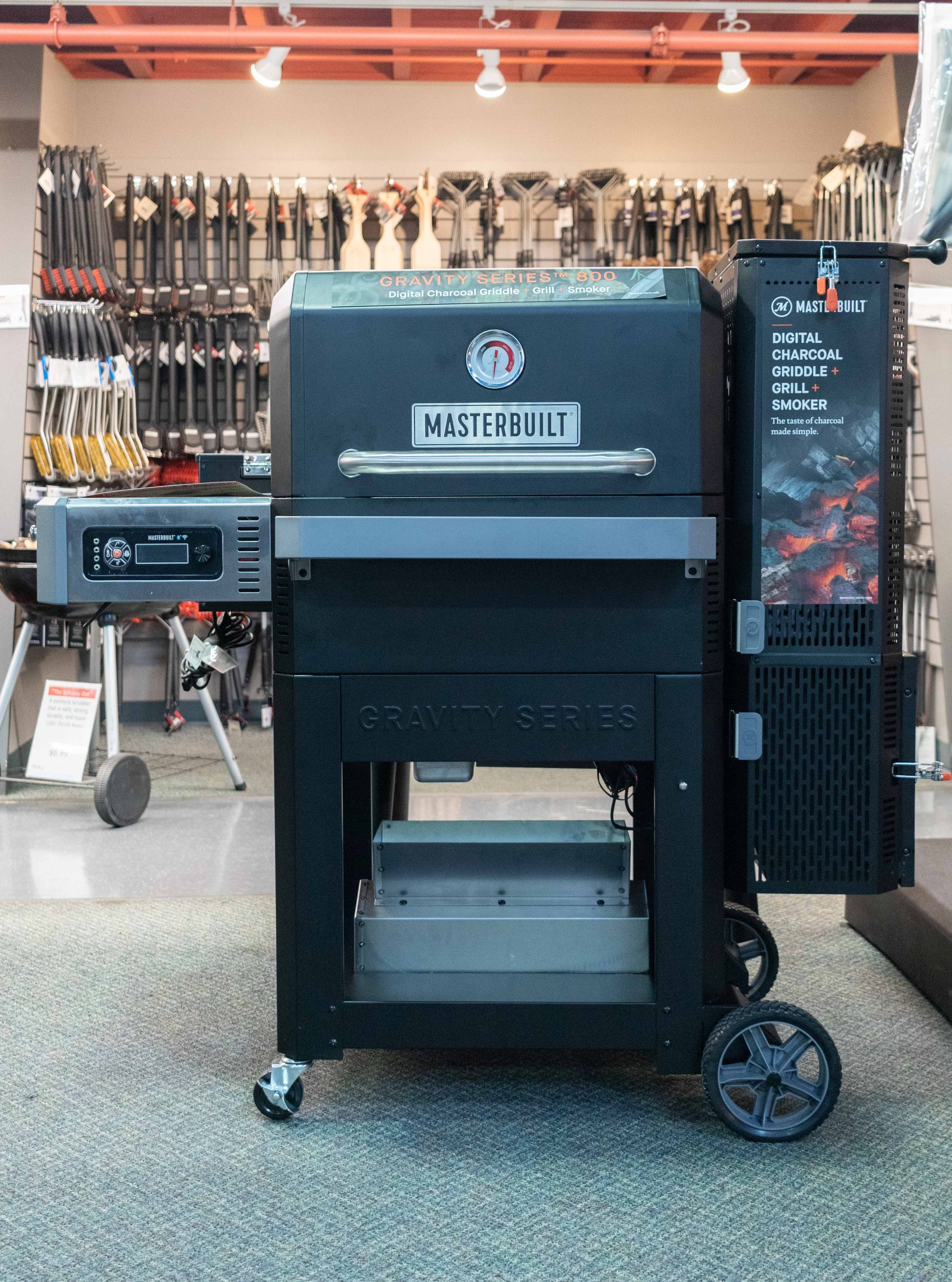 Masterbuilt Outdoor Cooking > Smokers > Charcoal Grills Masterbuilt Gravity Series 800 Digital Charcoal Grill & Smoker