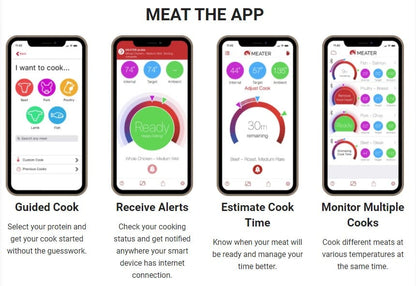 Meater Barbecue Accessories > Thermometers > Digital > Remote MEATER+ Thermometer Wireless Remote Thermometer