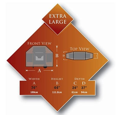 Montana Barbecue Accessories > Covers & Mats > Covers Montana 74" Adjustable Depth Vinyl Cover