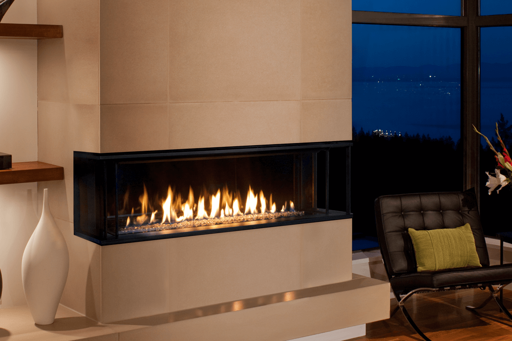 Valor LX2 3-Sided Gas Fireplace