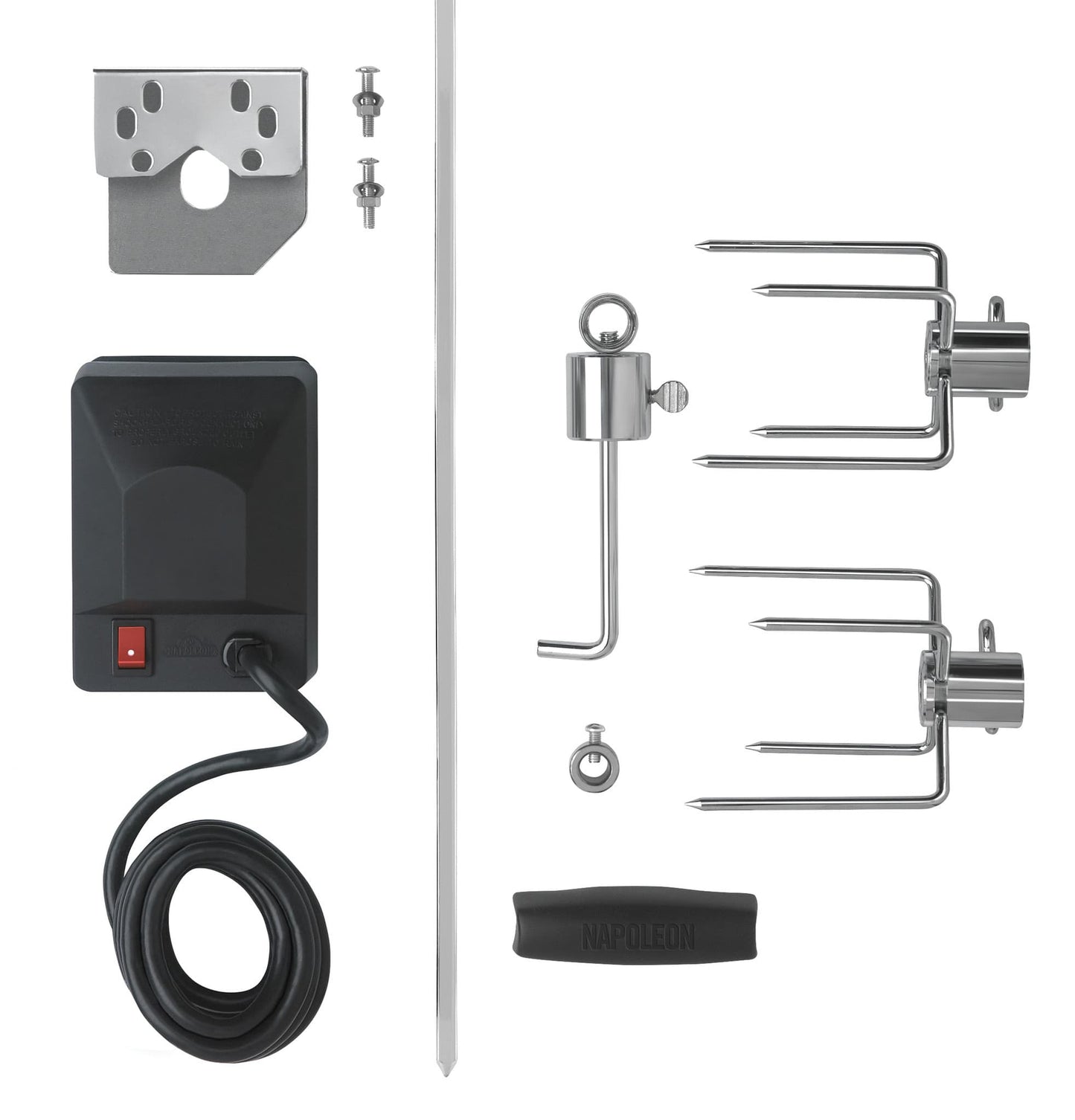 Napoleon Barbecue Accessories > Grilling Tools > Attachments > Rotisserie Accessories Napoleon Prestige 500 Series Rotisserie Kit