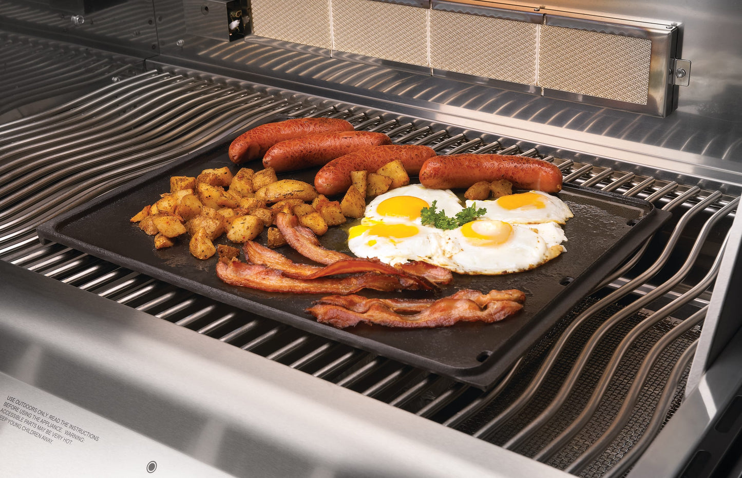 Napoleon Barbecue Accessories > Tools and Gadgets > Grill Toppers > Griddles Napoleon 56425 Cast iron Reversible Griddle for Rogue and Freestyle