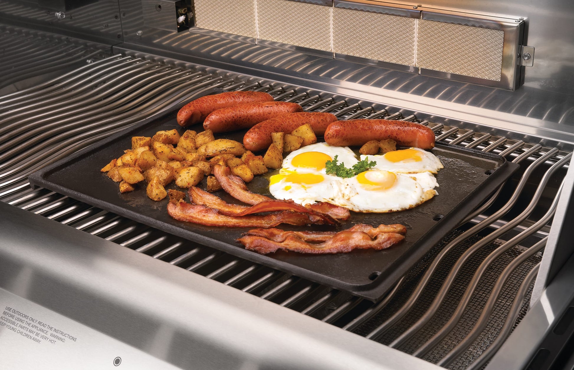 Napoleon Barbecue Accessories > Tools and Gadgets > Grill Toppers > Griddles Napoleon 56425 Cast iron Reversible Griddle for Rogue and Freestyle