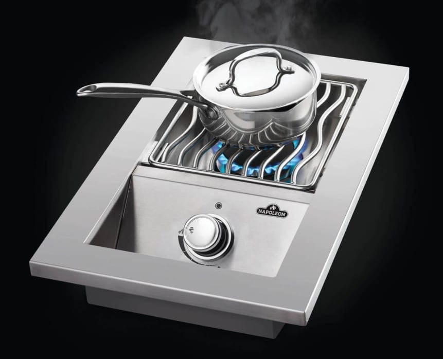 Napoleon Outdoor Cooking > Outdoor Kitchens > Built In > Accessory Components Napoleon Built-In 500 Series 10" Single Range Top Burner - Natural Gas