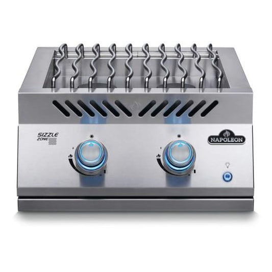 Napoleon Outdoor Cooking > Outdoor Kitchens > Built In > Accessory Components Napoleon Built-In 700 Series 18" Dual Range Top Burner - Natural Gas