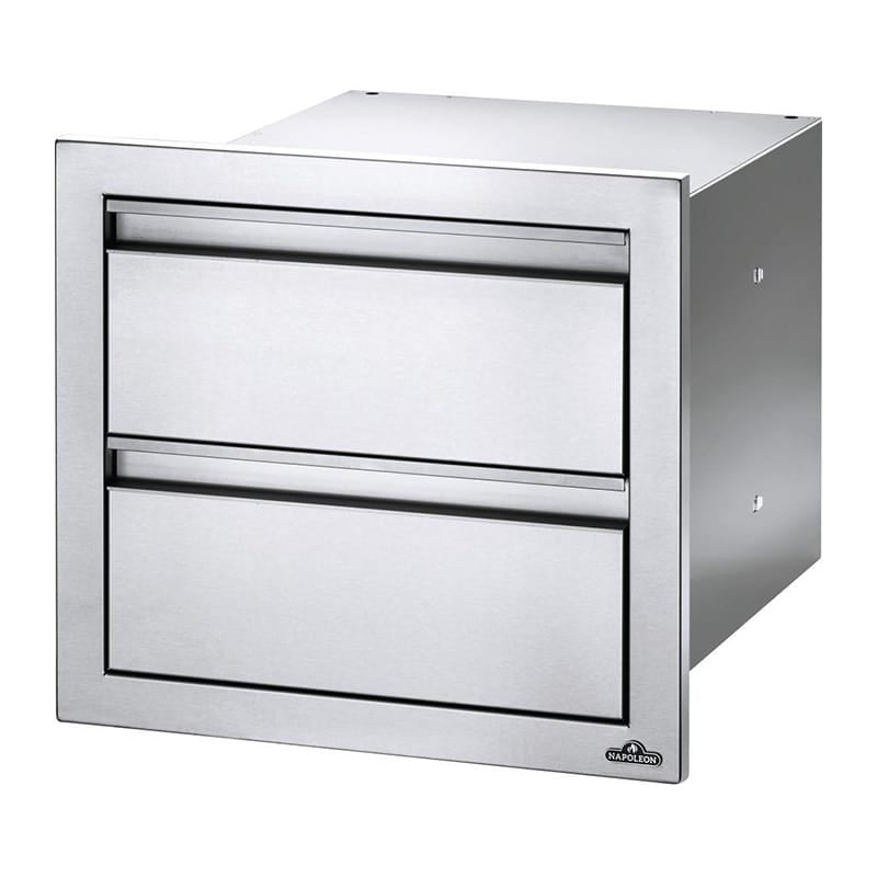 Napoleon Outdoor Cooking > Outdoor Kitchens > Built In > Storage Components > Cabinets Napoleon Outdoor Kitchen Drawer Options