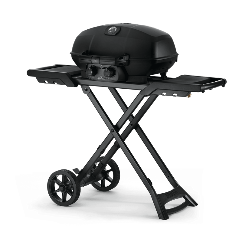 Napoleon Outdoor Cooking > Portable Grills Napoleon Phantom TravelQ PRO285X Portable Gas Grill with Scissor Cart
