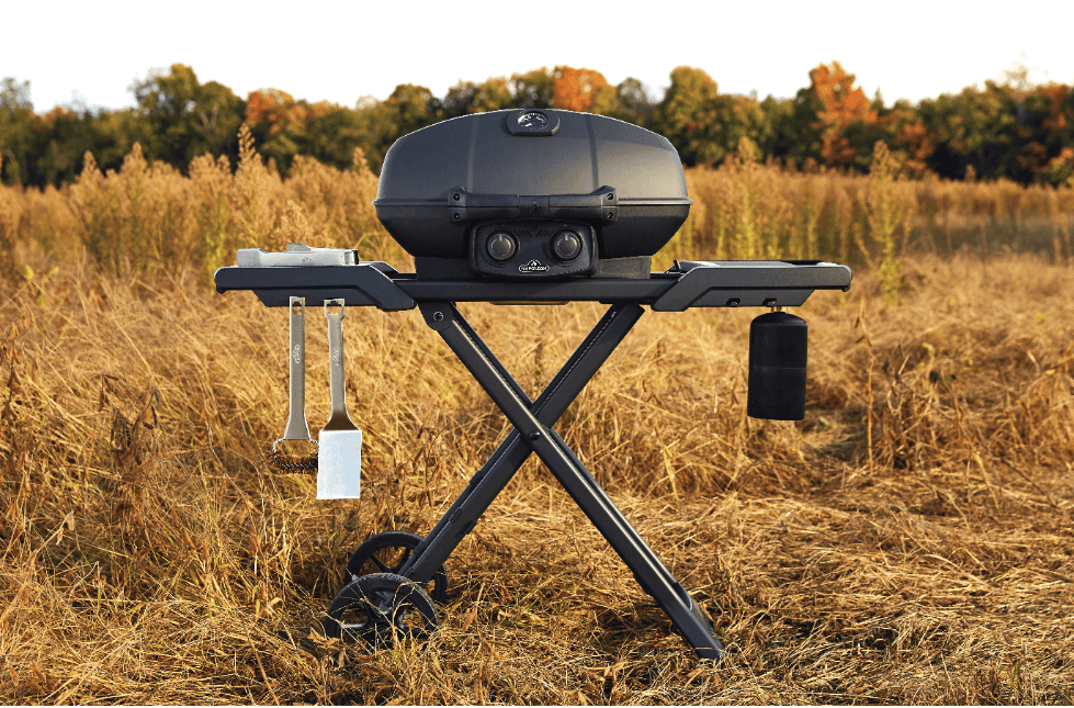 Napoleon Outdoor Cooking > Portable Grills Napoleon Phantom TravelQ PRO285X Portable Gas Grill with Scissor Cart