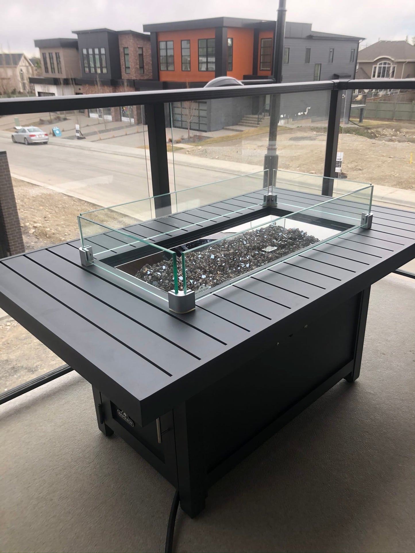 Napoleon Outdoor Living > Firepits > Firepit Accessories Napoleon PATIOFLAME® 33.5" x 18" Rectangular Glass Wind Guard