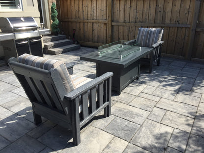 Napoleon Outdoor Living > Firepits > Firepit Accessories Napoleon PATIOFLAME 36" x 14.5" Rectangular Glass Wind Guard