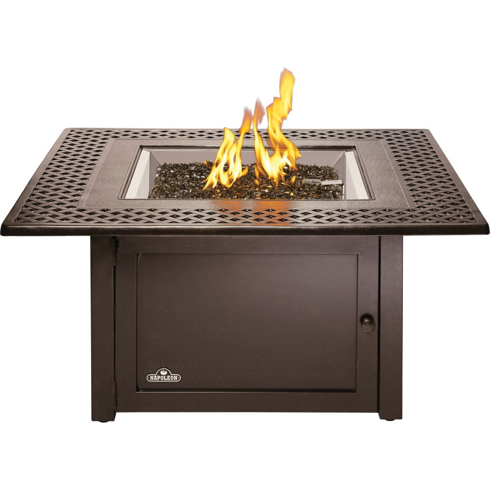 Napoleon Outdoor Living > Firepits > Gas Firepits Napoleon Square Kensington Fire Table