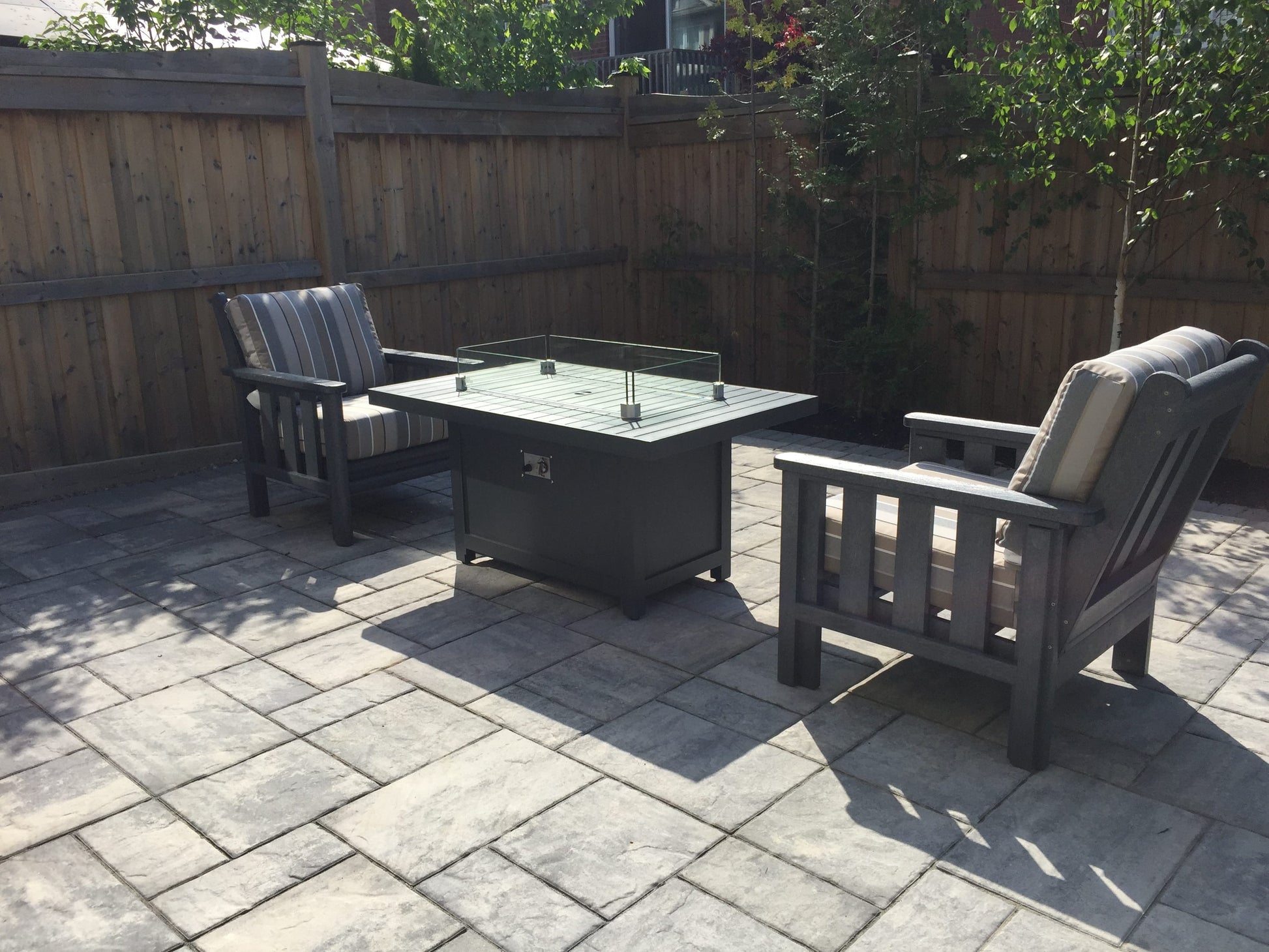 Napoleon Outdoor Living > Firepits > Gas Firepits Napoleon St Tropez 56" x 36" Rectangular Patioflame Fire Table