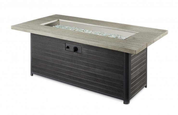 Outdoor GreatRoom Company Outdoor Living > Fire Feature > Gas Outdoor GreatRoom Cedar Ridge Linear Firetable