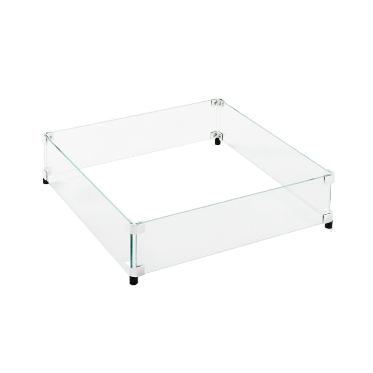 Outdoor GreatRoom Company Outdoor Living > Firepits > Gas Firepits > Firepit Accessories Outdoor GreatRoom 24" x 24" Square Glass Wind Guard