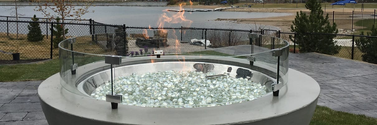 Outdoor GreatRoom Company Outdoor Living > Firepits > Gas Firepits > Firepit Accessories Outdoor GreatRoom 30" Round Wind Guard