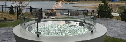 Outdoor GreatRoom Company Outdoor Living > Firepits > Gas Firepits > Firepit Accessories Outdoor GreatRoom 30" Round Wind Guard