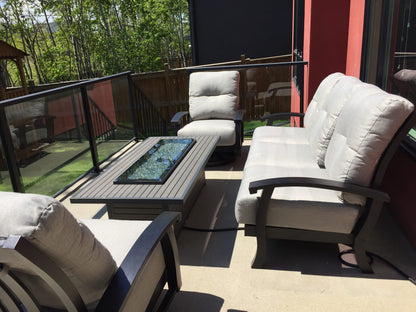 Outdoor GreatRoom Company Outdoor Living > Firepits > Gas Firepits Outdoor GreatRoom Brooks Extra Long 61" x 32"  Fire Table