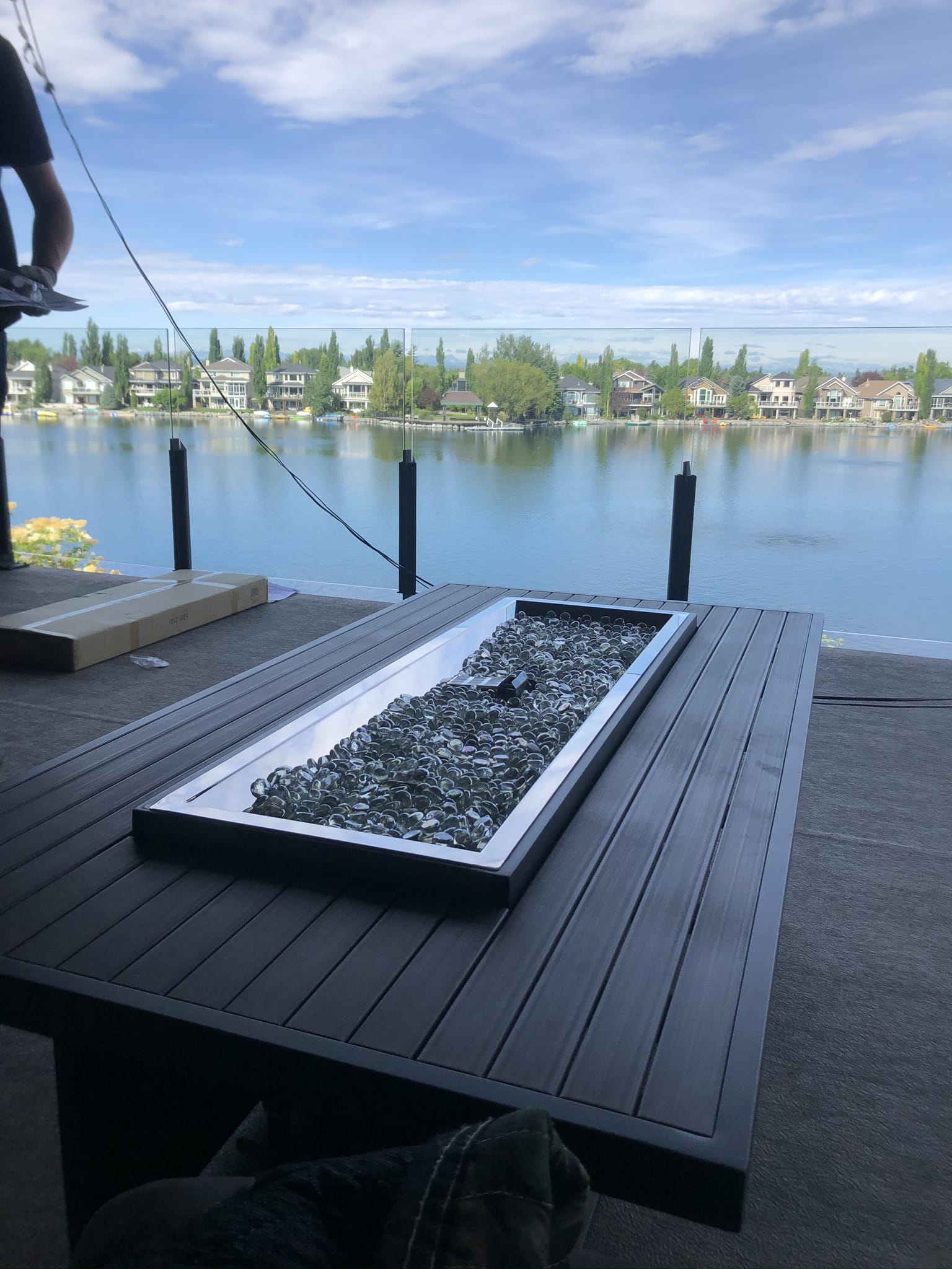 Outdoor GreatRoom Company Outdoor Living > Firepits > Gas Firepits Outdoor GreatRoom Brooks Extra Long 61" x 32"  Fire Table