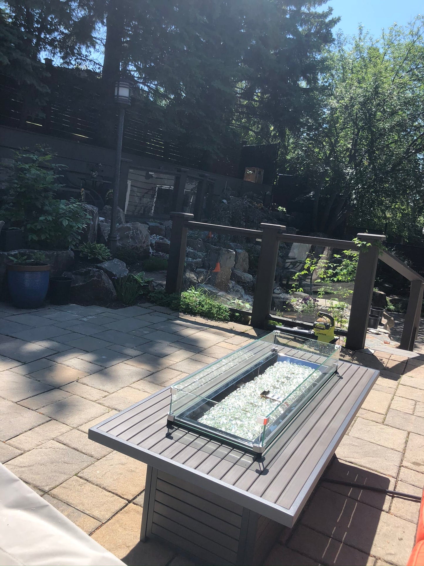 Outdoor GreatRoom Company Outdoor Living > Firepits > Gas Firepits Outdoor GreatRoom Brooks Extra Long 61" x 32"  Fire Table