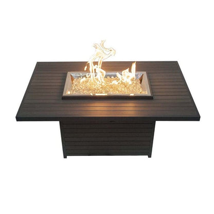 Outdoor GreatRoom Company Outdoor Living > Firepits > Gas Firepits Outdoor GreatRoom Brooks Rectangular 50" x 31" Fire Table
