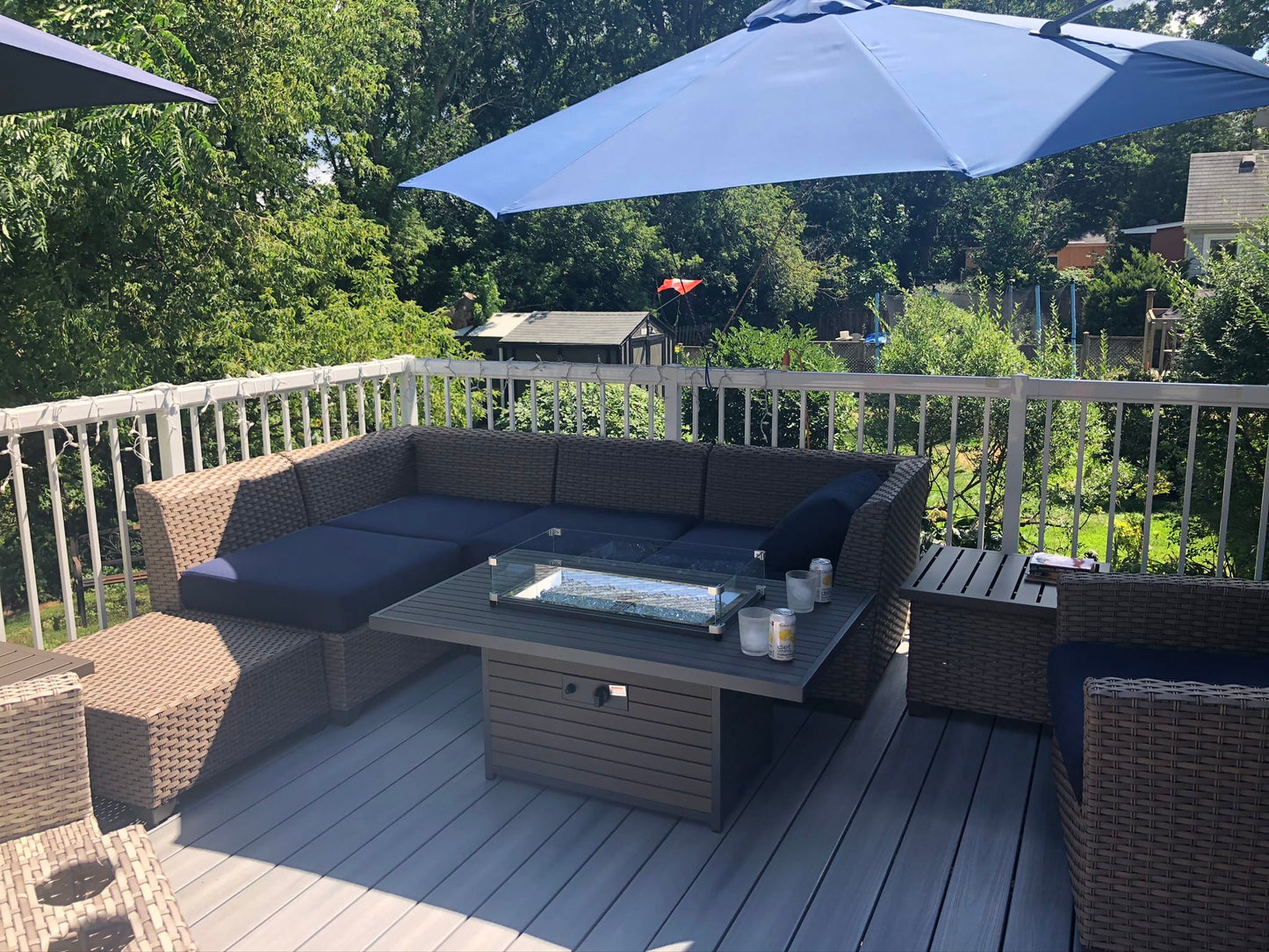 Outdoor GreatRoom Company Outdoor Living > Firepits > Gas Firepits Outdoor GreatRoom Brooks Rectangular 50" x 31" Fire Table