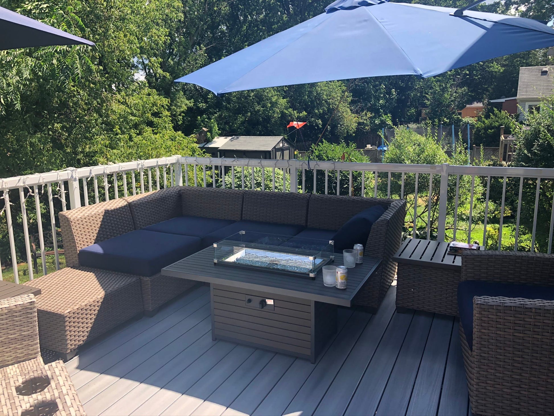 Outdoor GreatRoom Company Outdoor Living > Firepits > Gas Firepits Outdoor GreatRoom Brooks Rectangular 50" x 31" Fire Table