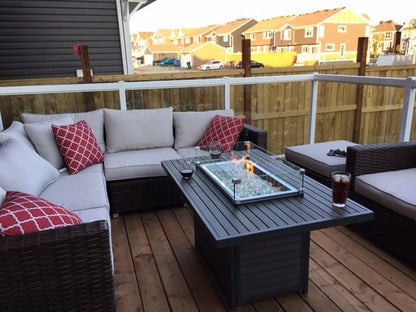 Outdoor GreatRoom Company Outdoor Living > Firepits > Gas Firepits Outdoor GreatRoom Brooks Rectangular 50" x 31" Fire Table