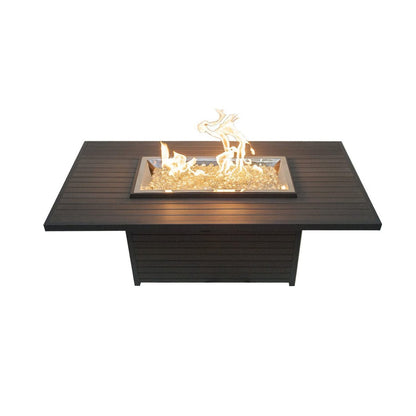 Outdoor GreatRoom Company Outdoor Living > Firepits > Gas Firepits Propane / Fire Table Only Outdoor GreatRoom Brooks Extra Long 61" x 32"  Fire Table