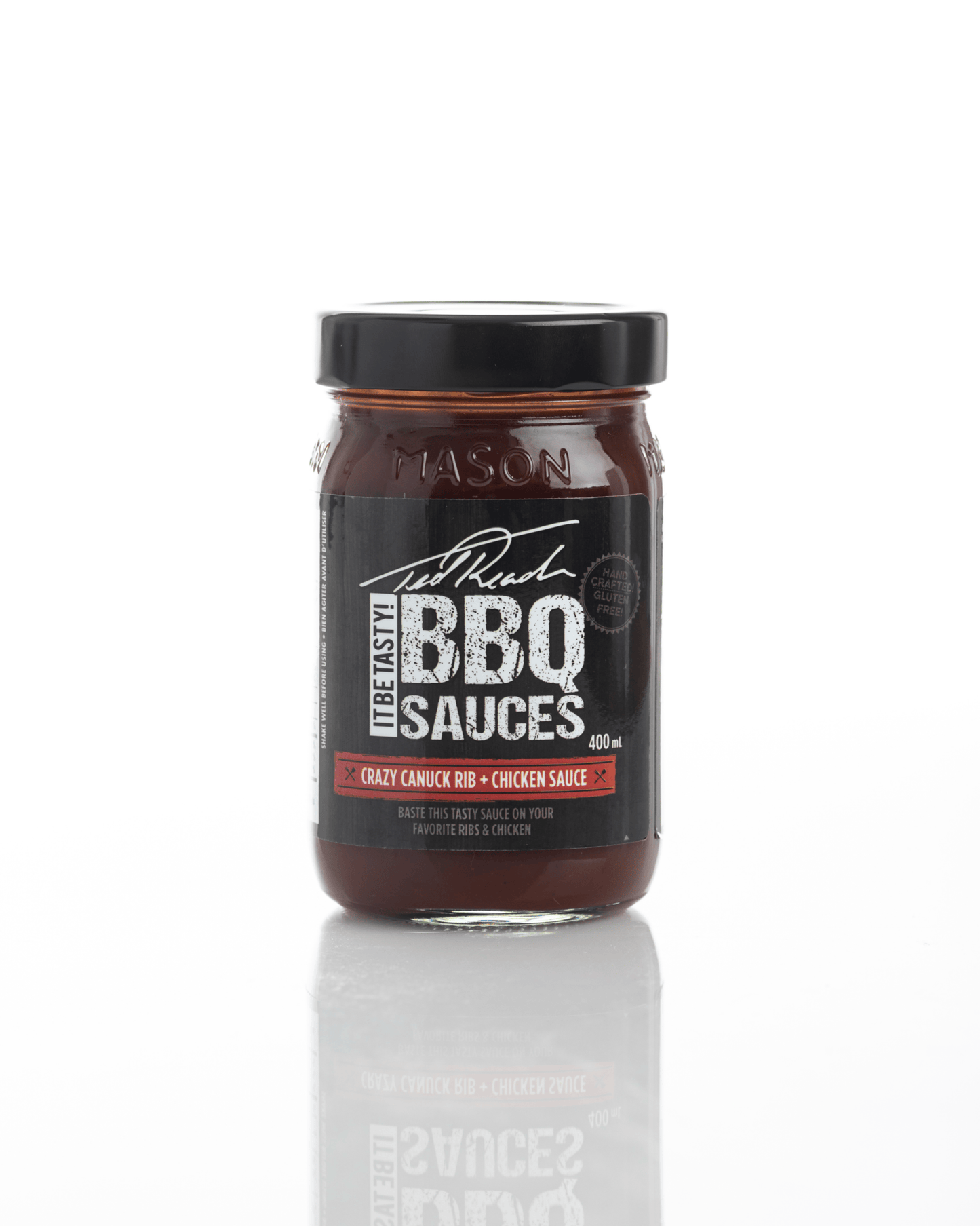 Ted Reader Edibles > Seasoning > Sauce Ted Reader Sauces - Crazy Canuk Rib + Chicken Sauce