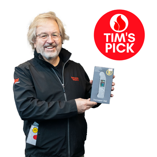 Staff Pick - Grey Thermapen ONE by ThermoWorks - Digital Instant Read Meat Thermometer