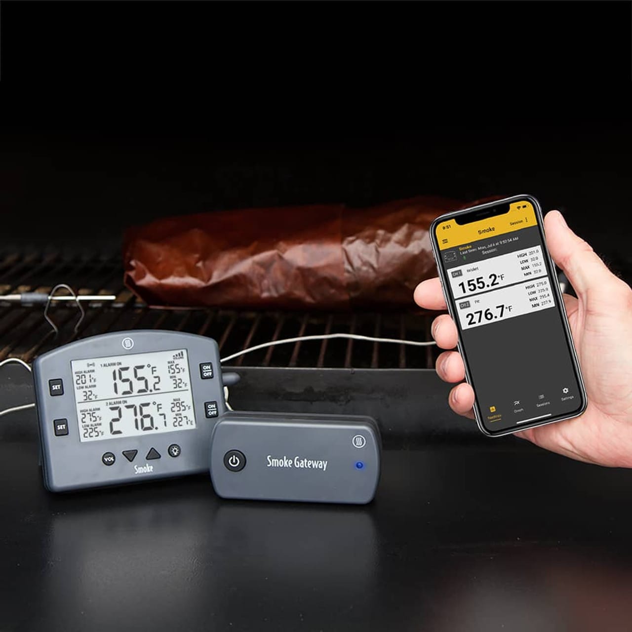 Thermoworks Barbecue Accessories > Thermometers > Digital > Remote ThermoWorks Smoke Gateway