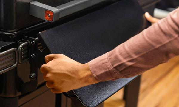 Traeger Barbecue Accessories > Grilling Tools > Attachments > Components Traeger P.A.L Pop-And-Lock Folding Front Shelf