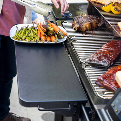 Traeger Barbecue Accessories > Grilling Tools > Attachments > Components Traeger P.A.L Pop-And-Lock Folding Front Shelf XL