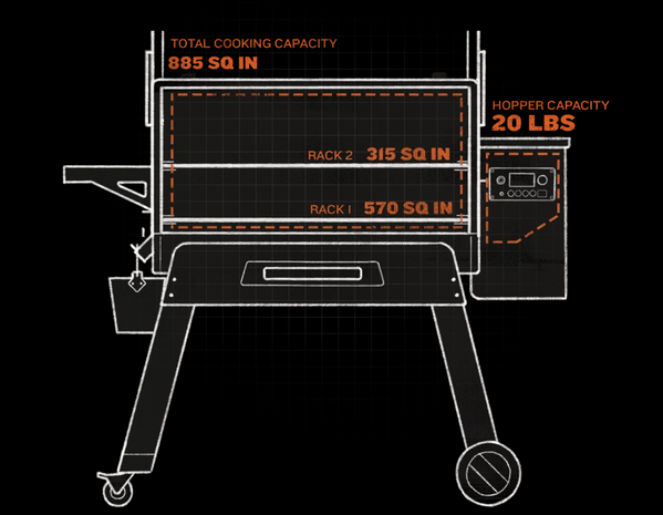 Traeger Outdoor Cooking > Smokers > Pellet Grills Traeger Ironwood 885 Pellet Grill