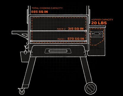 Traeger Outdoor Cooking > Smokers > Pellet Grills Traeger Ironwood 885 Pellet Grill