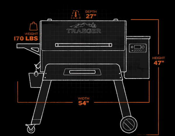 Traeger Outdoor Cooking > Smokers > Pellet Grills Traeger Ironwood 885 Pellet Grill