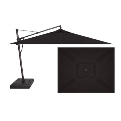 Treasure Garden Outdoor Living > Patio Furniture > Umbrellas > Cantilever Black (5408) TREASURE GARDEN AKZPRT PLUS CANTILEVER - RECTANGLE SERIES - 10 FT X 13 FT