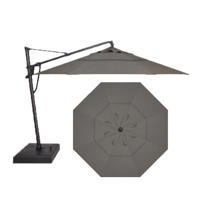Treasure Garden Outdoor Living > Patio Furniture > Umbrellas > Cantilever Cast Slate (40434) TREASURE GARDEN AKZP13 PLUS CANTILEVER - OCTAGON SERIES - 13 FT