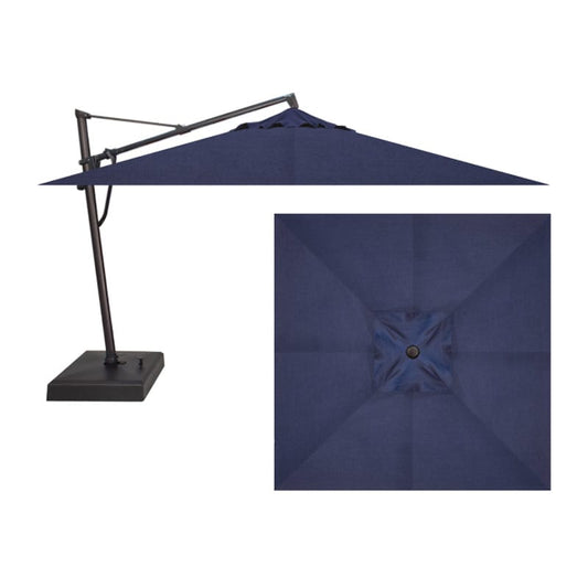 Treasure Garden Outdoor Living > Patio Furniture > Umbrellas > Cantilever Spectrum Indigo (48080) TREASURE GARDEN AKZPSQ11 PLUS CANTILEVER - SQUARE SERIES - 11.5 FT