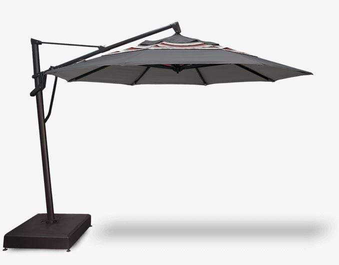 Treasure Garden Outdoor Living > Patio Furniture > Umbrellas > Cantilever TREASURE GARDEN AG25TR - 11.5 FT OCTAGON CANTILEVER UMBRELLA - BLACK FRAME