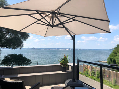 Treasure Garden Outdoor Living > Patio Furniture > Umbrellas > Cantilever Treasure Garden AG25TSQR - 10 ft. tall Square Cantilever Umbrella - Black Frame